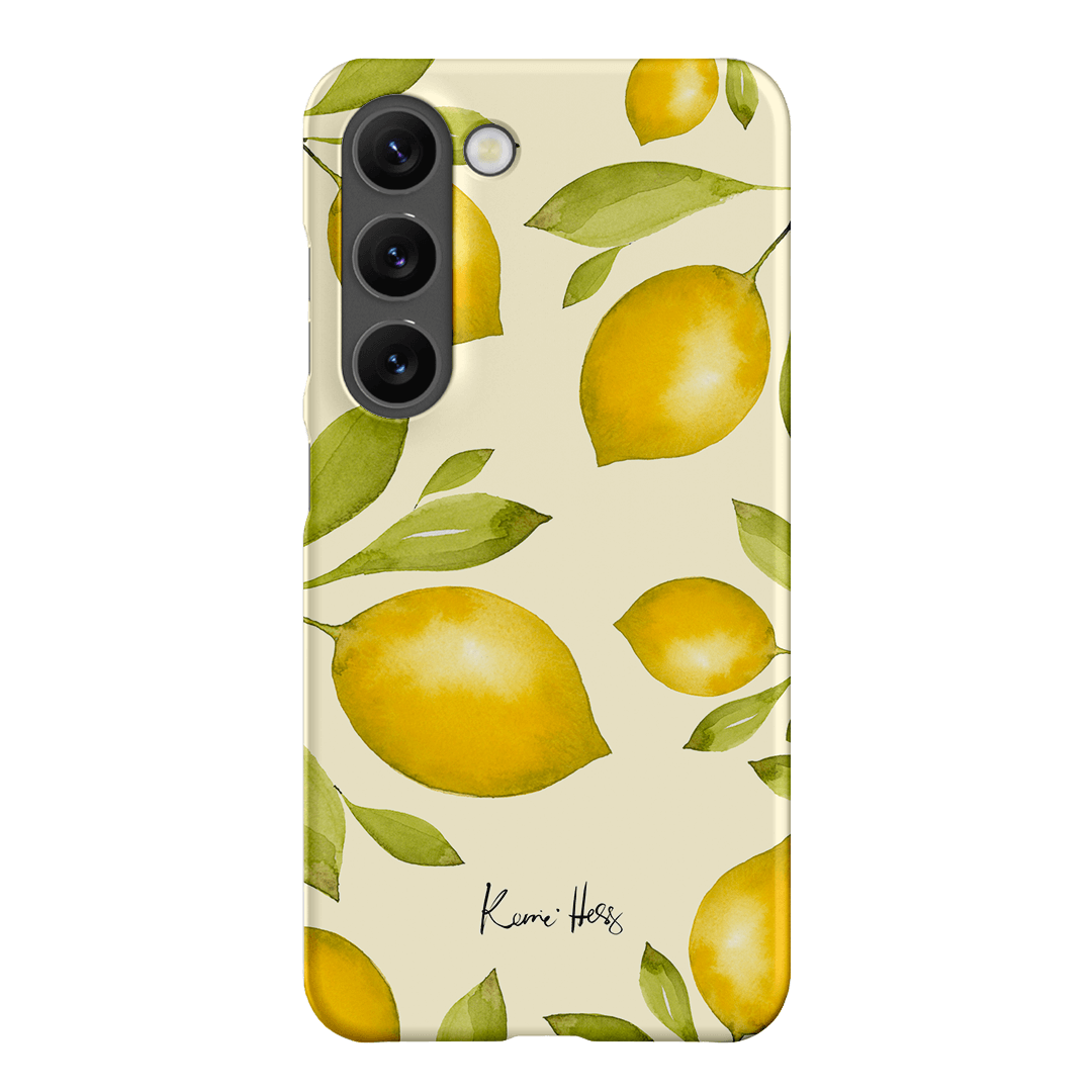 Summer Limone Printed Phone Cases Samsung Galaxy S23 / Snap by Kerrie Hess - The Dairy
