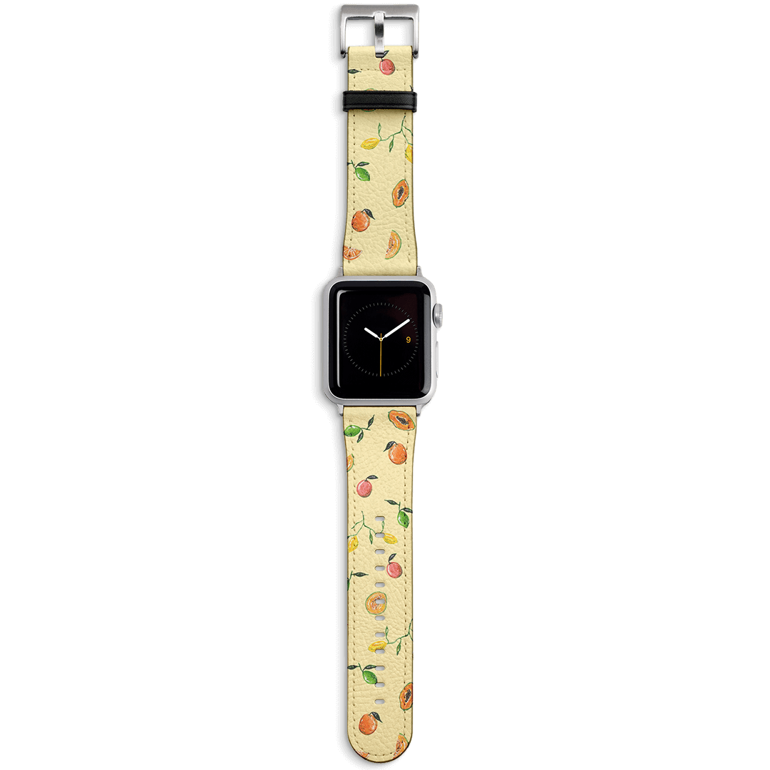 Golden Fruit Apple Watch Band Watch Strap 42/44 MM Silver by BG. Studio - The Dairy