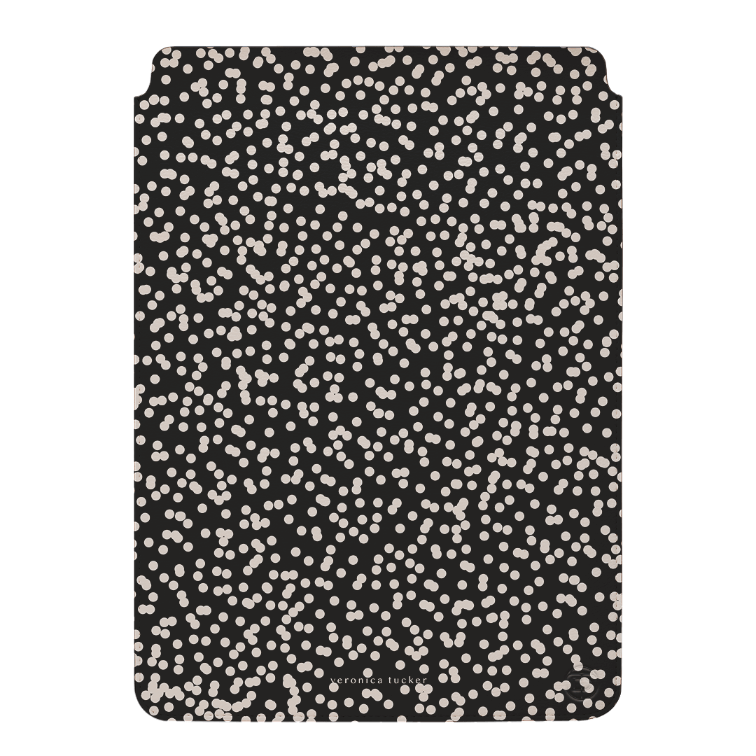 Mini Confetti Noir Laptop & iPad Sleeve Laptop & Tablet Sleeve Small by Veronica Tucker - The Dairy