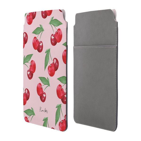 Cherry Rose Laptop & iPad Sleeve Laptop & Tablet Sleeve Small by Kerrie Hess - The Dairy