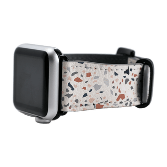 Terrazzo Apple Watch Strap Watch Strap 38/40 MM Black by The Dairy - The Dairy