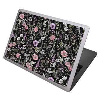 Flower Field Laptop Skin Laptop Skin by Typoflora - The Dairy