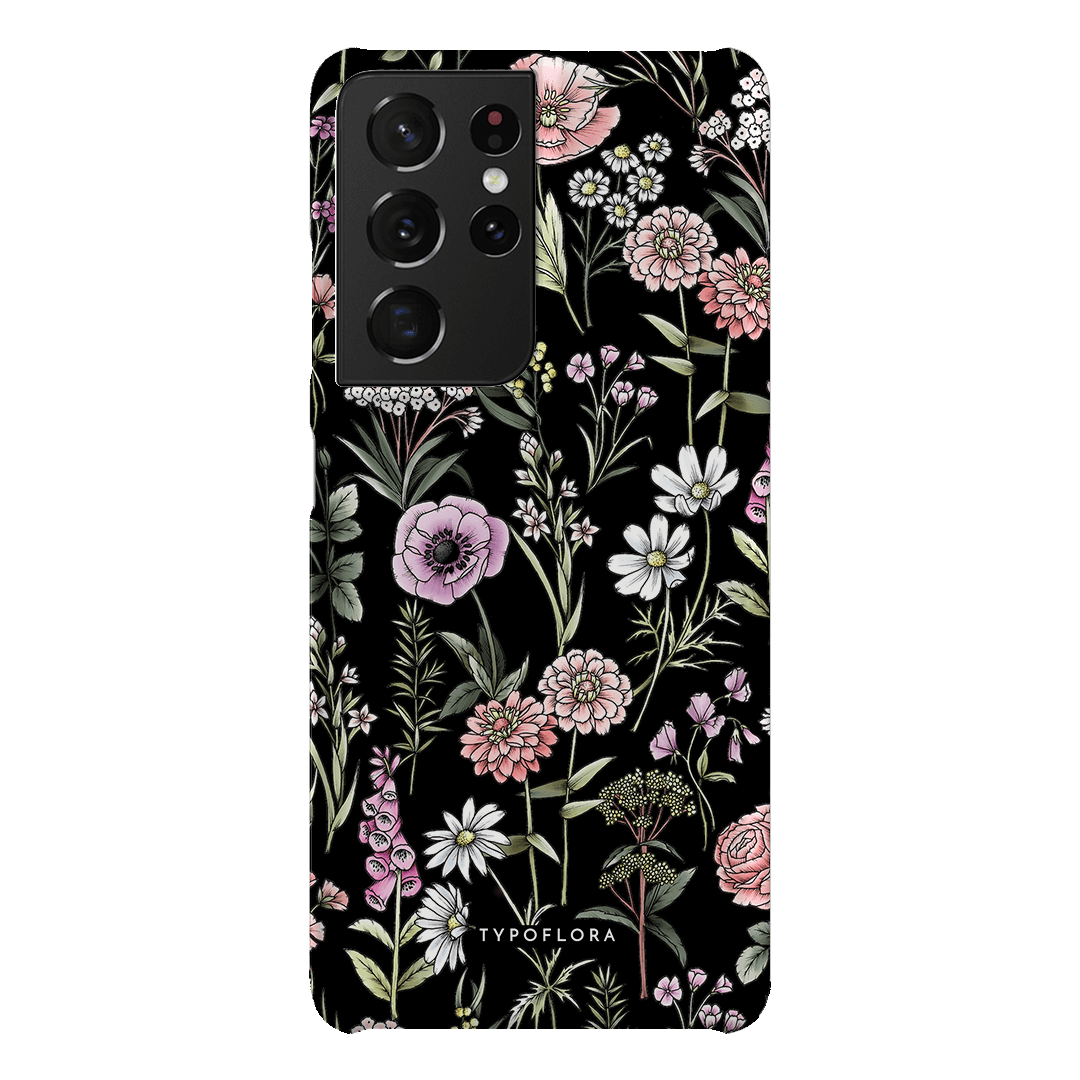Flower Field Printed Phone Cases Samsung Galaxy S21 Ultra / Snap by Typoflora - The Dairy