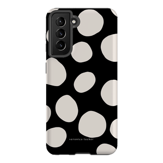 Pebbles Noir Printed Phone Cases Samsung Galaxy S21 / Armoured by Veronica Tucker - The Dairy